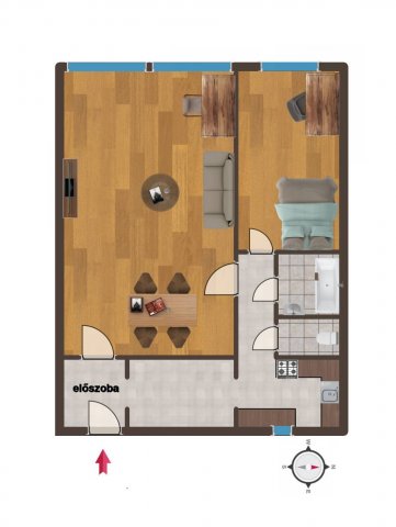 Eladó panellakás, Budapesten, XI. kerületben 75.9 M Ft, 2 szobás