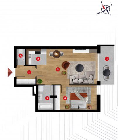 Eladó téglalakás, Budapesten, XIII. kerületben, Zsinór utcában