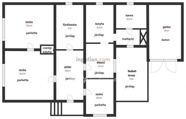 Eladó családi ház, Pásztón 36.5 M Ft, 2+1 szobás