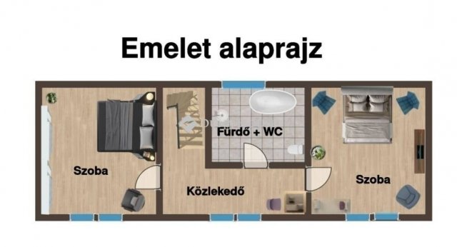 Eladó családi ház, Miskolcon 74.9 M Ft, 3 szobás