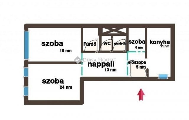 Eladó téglalakás, Budapesten, VII. kerületben 104.9 M Ft