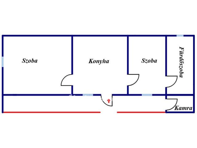 Eladó családi ház, Körösszegapátin 14.9 M Ft, 1+1 szobás