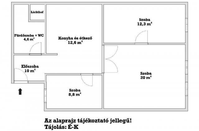 Eladó téglalakás, Budapesten, VII. kerületben 84.9 M Ft