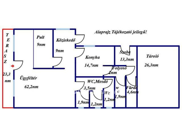 Eladó üzlethelyiség, Jászjákóhalmán 54 M Ft