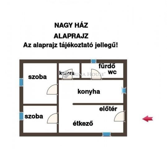 Eladó családi ház, Gyálon 48.5 M Ft, 3 szobás