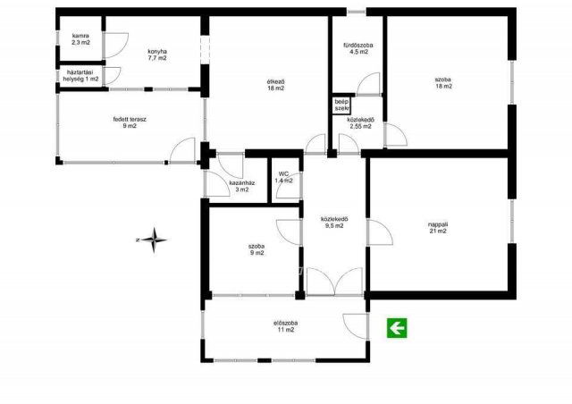 Eladó családi ház, Nyíradonyban 48 M Ft, 3 szobás