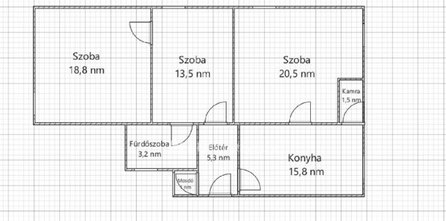 Eladó téglalakás, Ajkán 21.9 M Ft, 3 szobás