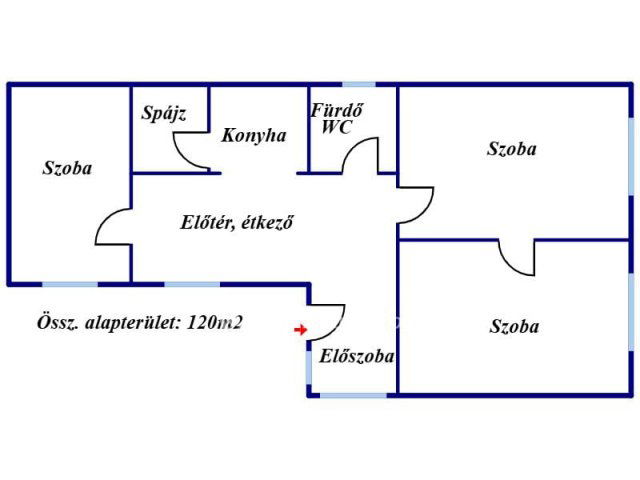 Eladó családi ház, Sárospatakon 37.5 M Ft, 3 szobás