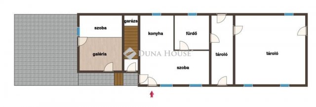 Eladó családi ház, Tahitótfalun 63.9 M Ft, 2 szobás