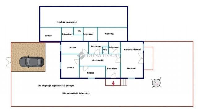 Eladó ikerház, Monorierdőn 65 M Ft, 4 szobás