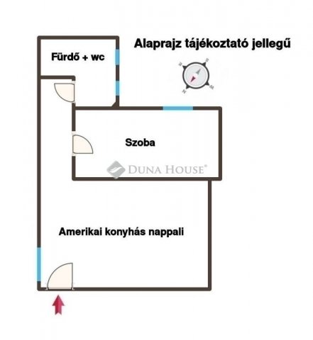 Eladó téglalakás, Budapesten, VII. kerületben 50 M Ft, 2 szobás