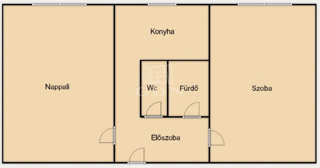 Eladó panellakás, Balatonalmádiban 61 M Ft, 2 szobás