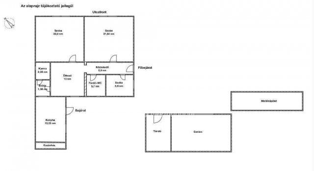 Eladó családi ház, Nagybajcson 46.99 M Ft, 2+1 szobás