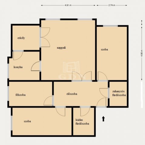 Eladó téglalakás, Budapesten, IV. kerületben 149.9 M Ft