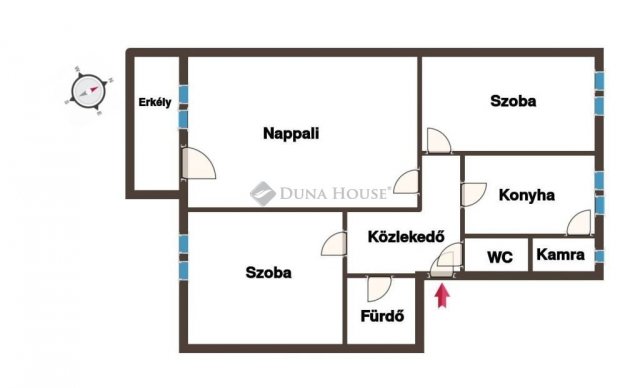 Eladó téglalakás, Túrkevén, Petőfi téren 25.5 M Ft