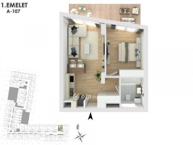 Eladó téglalakás, Budapesten, XIII. kerületben 85.01 M Ft