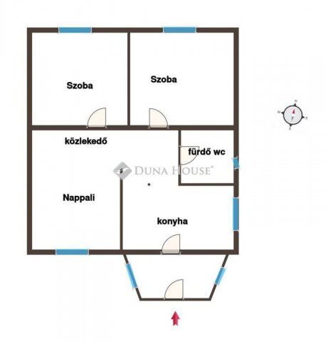 Eladó családi ház, Komorón 19.2 M Ft, 3 szobás