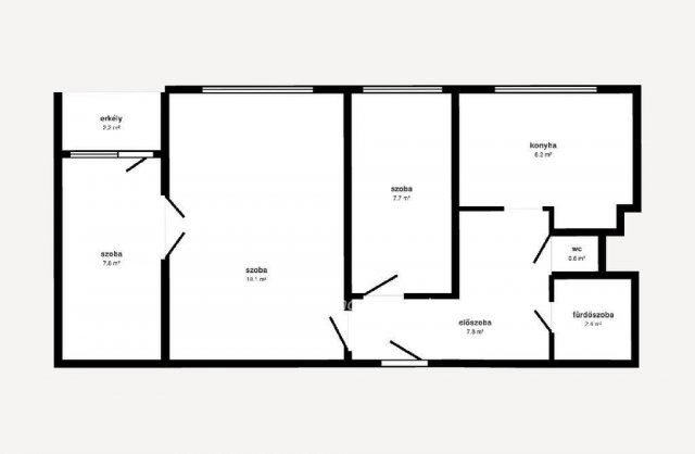 Eladó panellakás, Miskolcon 31.9 M Ft, 1+2 szobás