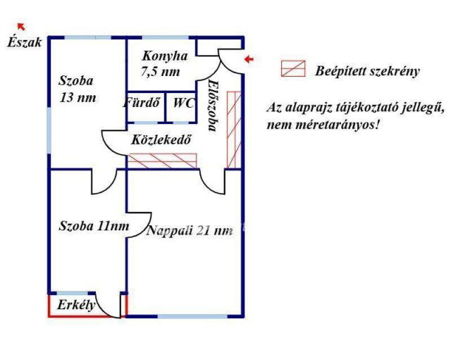 Eladó panellakás, Budapesten, XXI. kerületben 69.9 M Ft, 3 szobás