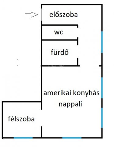 Eladó üzlethelyiség, Vácon 51 M Ft, 1+1 szobás