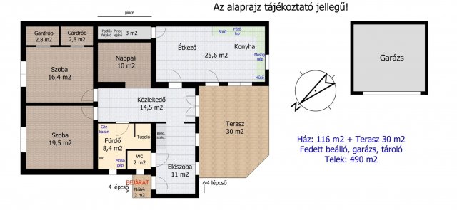 Eladó családi ház, Győrött 109.9 M Ft, 3 szobás