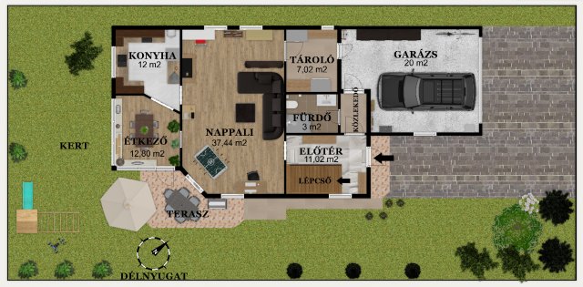 Eladó családi ház, Maglódon, Katona József utcában 129.9 M Ft