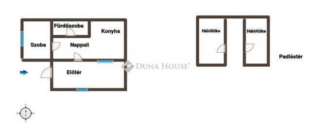 Eladó családi ház, Kisbéren 18 M Ft, 2 szobás