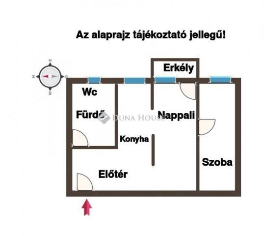 Eladó téglalakás, Bugyin 42 M Ft, 2 szobás