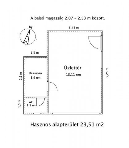 Eladó üzlethelyiség, Ajkán 18.4 M Ft / költözzbe.hu