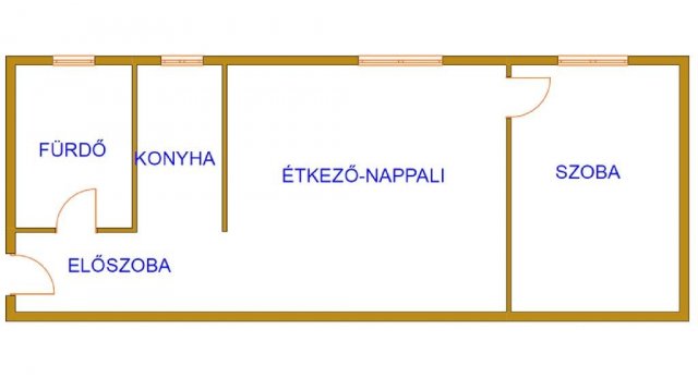 Eladó téglalakás, Pécsett 35.9 M Ft, 2 szobás