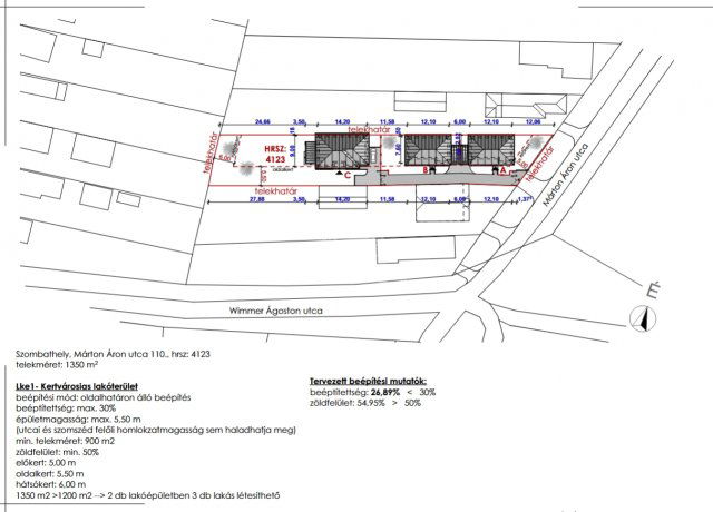 Eladó ikerház, Szombathelyen 66.15 M Ft, 3 szobás