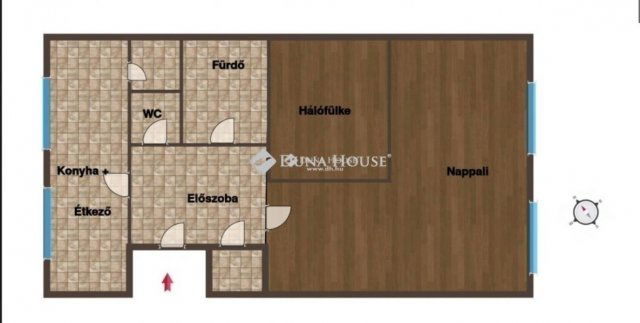 Eladó téglalakás, Budapesten, XIII. kerületben 63 M Ft, 1 szobás