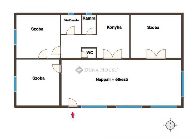 Eladó családi ház, Nagytótfalun 55 M Ft, 3 szobás