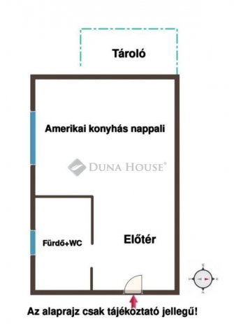 Eladó nyaraló, Ráckevén 17 M Ft, 1 szobás