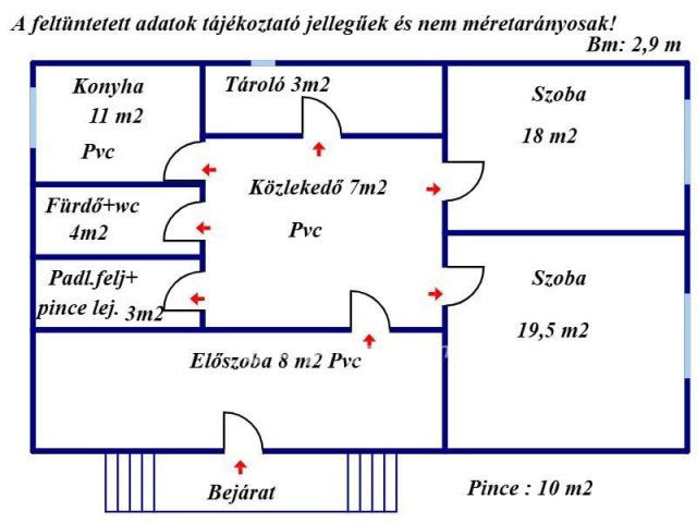 Eladó családi ház, Balassagyarmaton 27.49 M Ft, 2 szobás