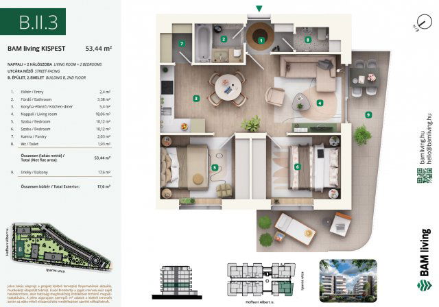 Eladó téglalakás, Budapesten, XIX. kerületben, Iparos utcában