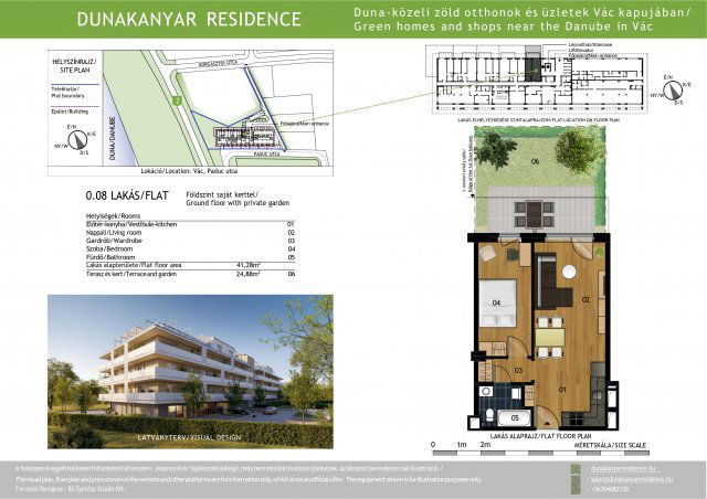 Eladó téglalakás, Vácon, Paduc utcában 61 M Ft, 2 szobás