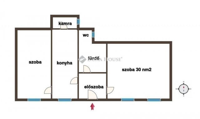 Eladó téglalakás, Budapesten, VIII. kerületben 89 M Ft, 2 szobás