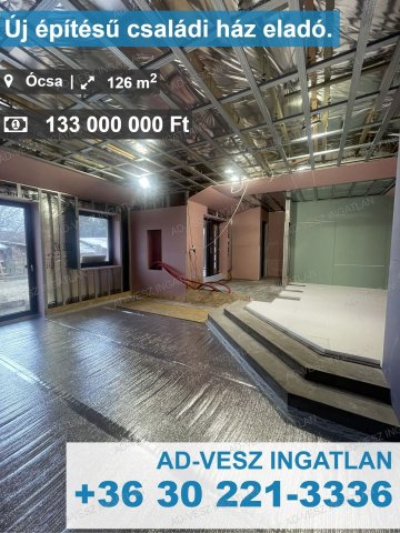 Eladó családi ház, Ócsán 133 M Ft, 4 szobás