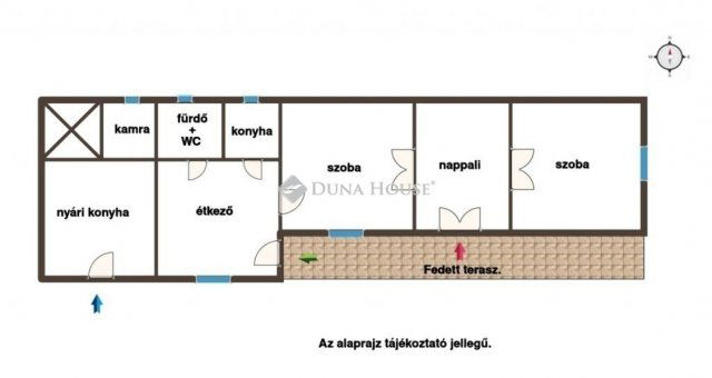 Eladó családi ház, Dabason 49.9 M Ft, 3 szobás