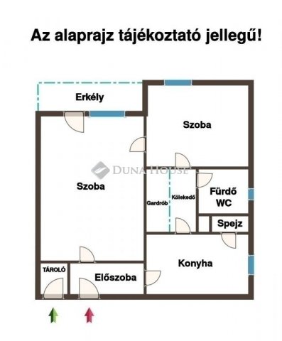 Eladó téglalakás, Budapesten, XVIII. kerületben 62.9 M Ft