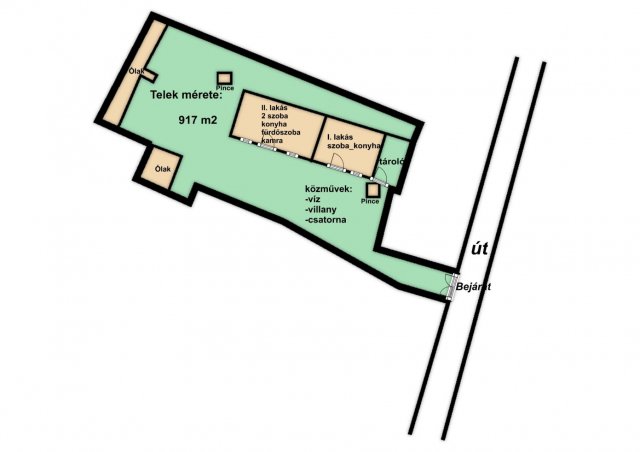 Eladó családi ház, Nagyvázsonyon 30 M Ft, 3 szobás