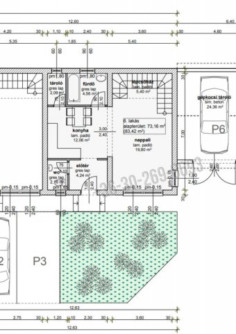 Eladó téglalakás, Hajdúböszörményen 85.9 M Ft, 3 szobás