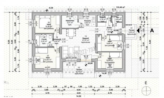 Eladó családi ház, Kiskunlacházán 73 M Ft, 4 szobás