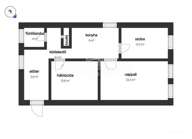 Eladó családi ház, Vecsésen 87.7 M Ft, 3 szobás