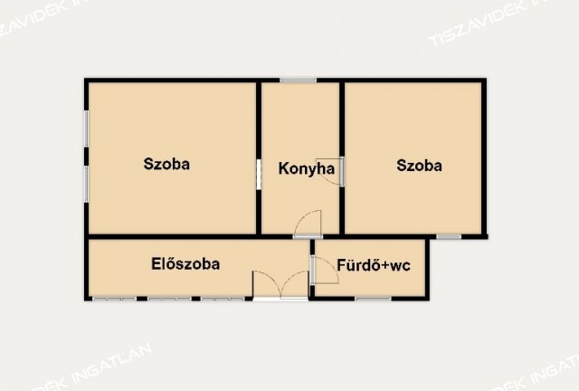 Eladó családi ház, Nagykörűn 15 M Ft, 2 szobás
