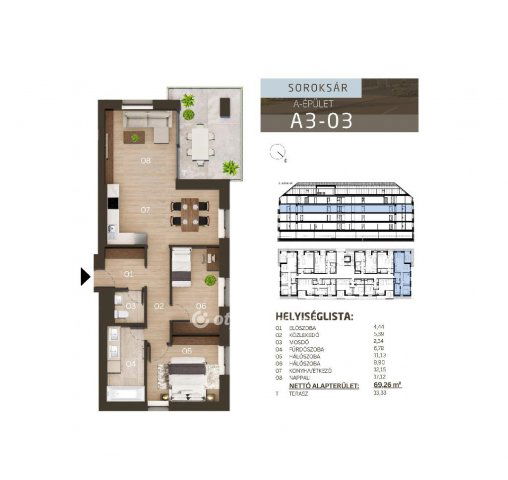 Eladó téglalakás, Budapesten, XXIII. kerületben 99.205 M Ft