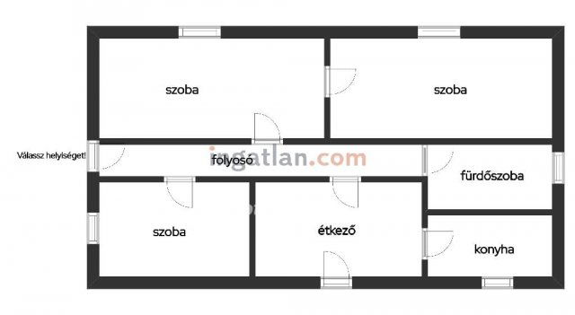 Eladó családi ház, Tószegen 17.9 M Ft, 3 szobás
