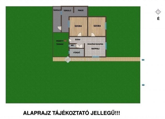 Eladó családi ház, Sülysápon 74.9 M Ft, 3 szobás