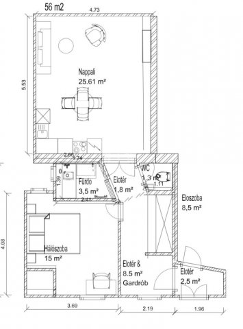 Eladó téglalakás, Budapesten, XIII. kerületben 134 M Ft